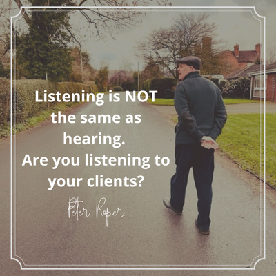 Peter's #Thought4TheWeek - Do you know what your clients really want right now?